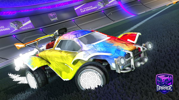 A Rocket League car design from TekaGaming