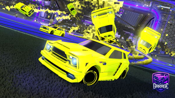 A Rocket League car design from WoLfGaNg1