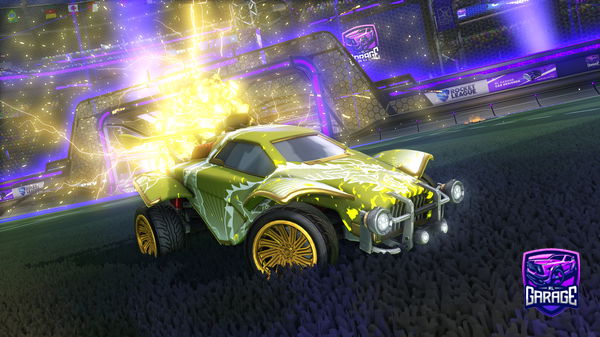 A Rocket League car design from Rickyparsons