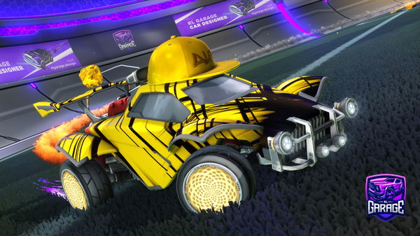 A Rocket League car design from Frenkie08