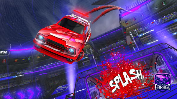 A Rocket League car design from -Monclair-