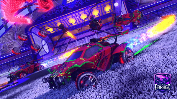 A Rocket League car design from AsphaltSportRL