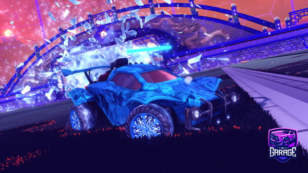 A Rocket League car design from Spaball