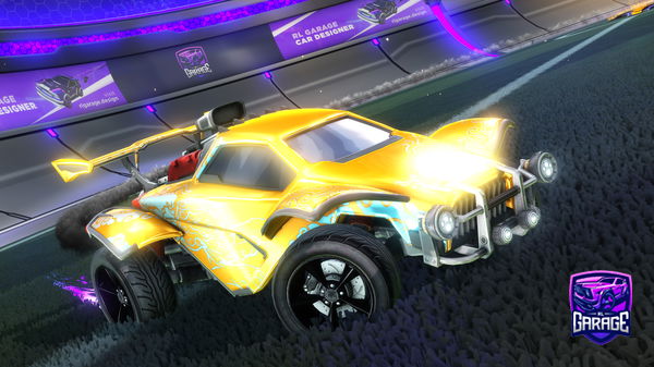 A Rocket League car design from Icerhound88