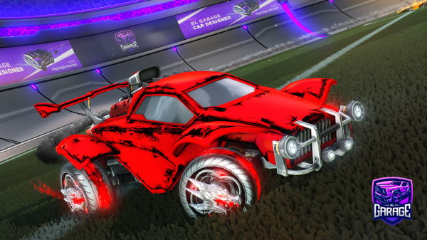 A Rocket League car design from spacevisionrrro29
