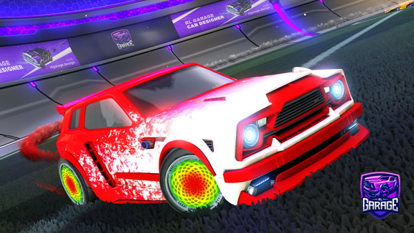 A Rocket League car design from Savvy_YTonYT