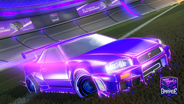 A Rocket League car design from Carbonator