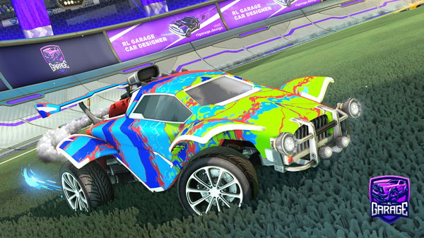 A Rocket League car design from korta