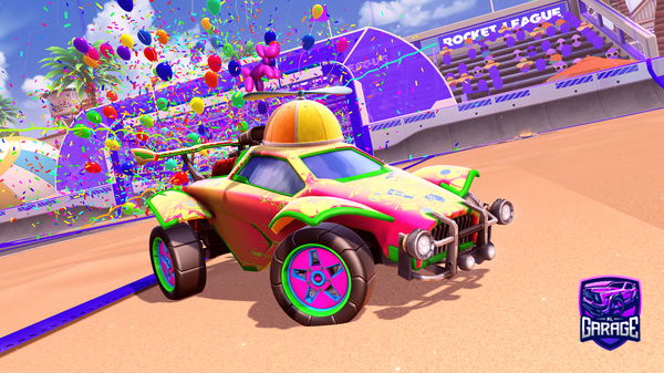 A Rocket League car design from MrGilly21