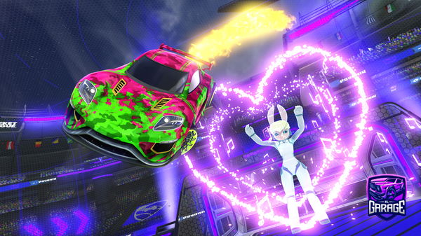 A Rocket League car design from Carolauzon