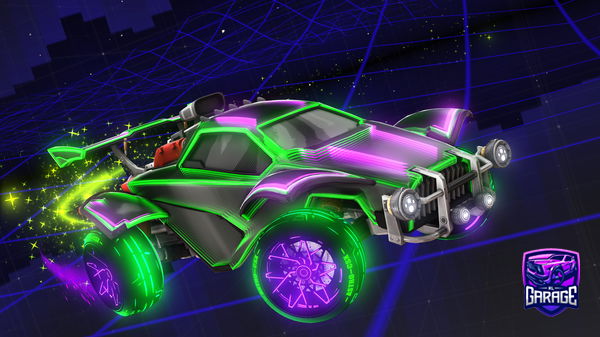 A Rocket League car design from qwerty67