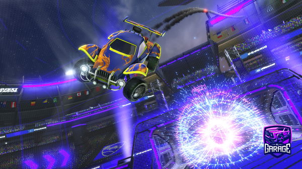 A Rocket League car design from hedgehoggod