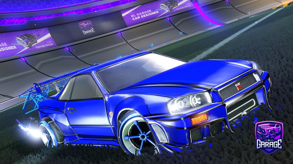 A Rocket League car design from ChuckNorris1583