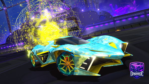 A Rocket League car design from Viper57125