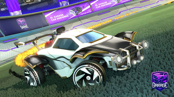 A Rocket League car design from boooooooiii