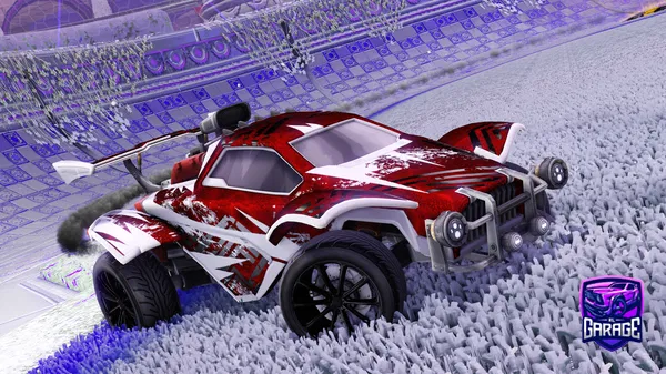 A Rocket League car design from Yakamu