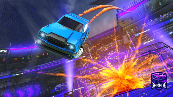 A Rocket League car design from swettyfinn