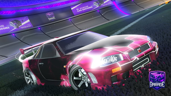 A Rocket League car design from Spowkz