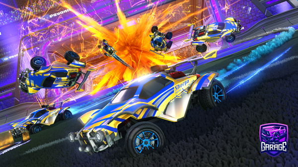 A Rocket League car design from Toast1e