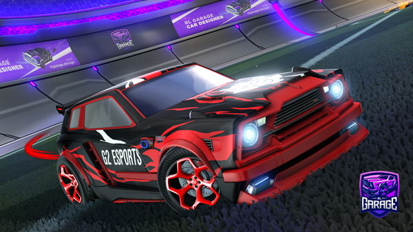 A Rocket League car design from poppylaloppy