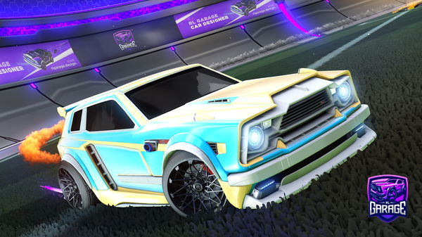 A Rocket League car design from Zoey07