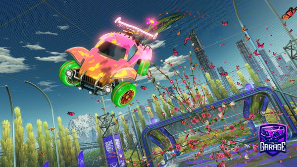 A Rocket League car design from R280