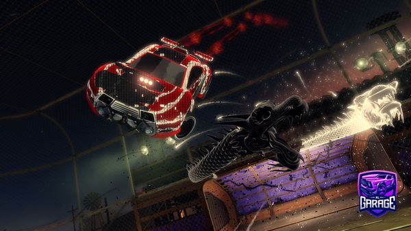 A Rocket League car design from Tenchoxdd