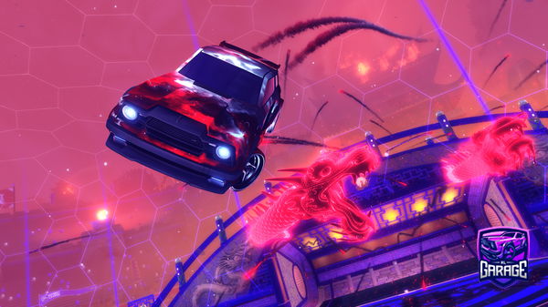 A Rocket League car design from Giratina