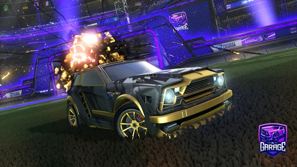 A Rocket League car design from Galaxy_ps4_663