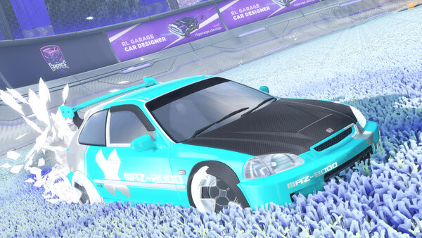A Rocket League car design from est-oc31