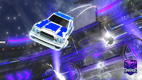 A Rocket League car design from clovers_eu