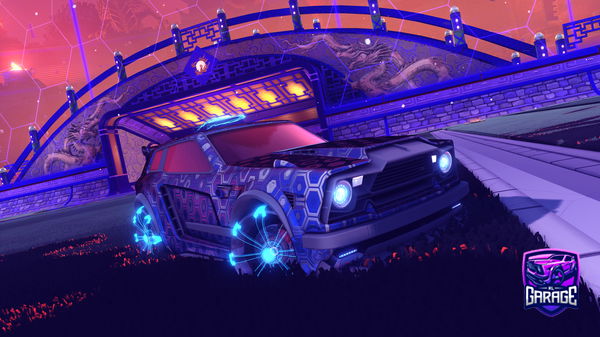 A Rocket League car design from stova