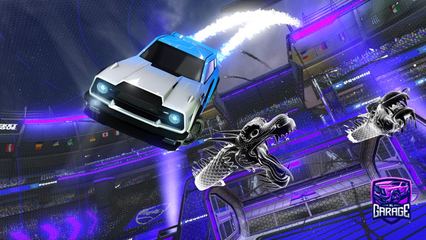 A Rocket League car design from elemantery