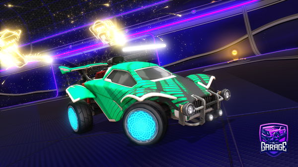 A Rocket League car design from Mortisblaster