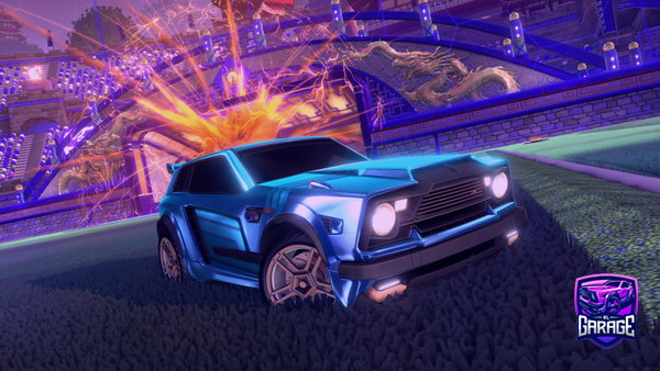 A Rocket League car design from Vybin_boiiii