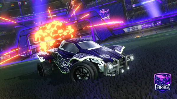 A Rocket League car design from Cayza