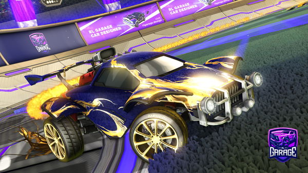 A Rocket League car design from Dilithium