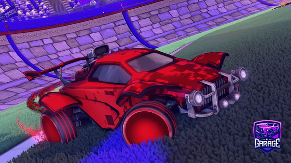 A Rocket League car design from Blueberries