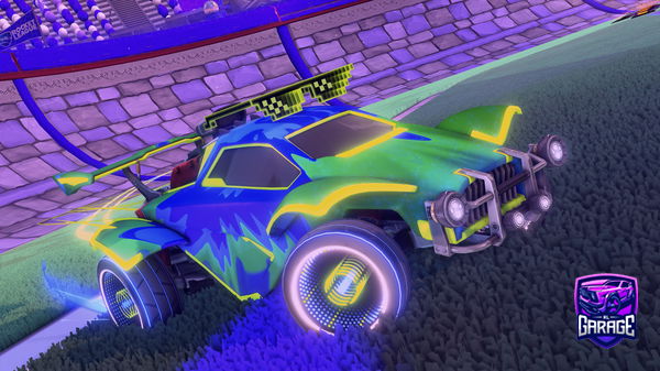 A Rocket League car design from alvaroislit
