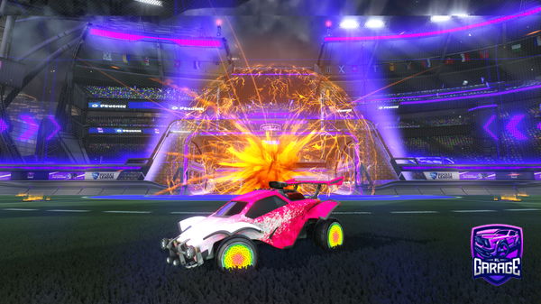 A Rocket League car design from MnX34