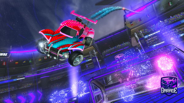 A Rocket League car design from BurntSiennaEndo