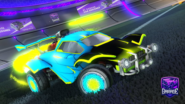 A Rocket League car design from Foxxzzy-_-