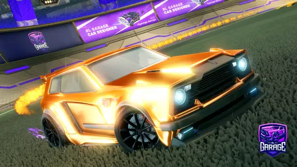 A Rocket League car design from PETR0