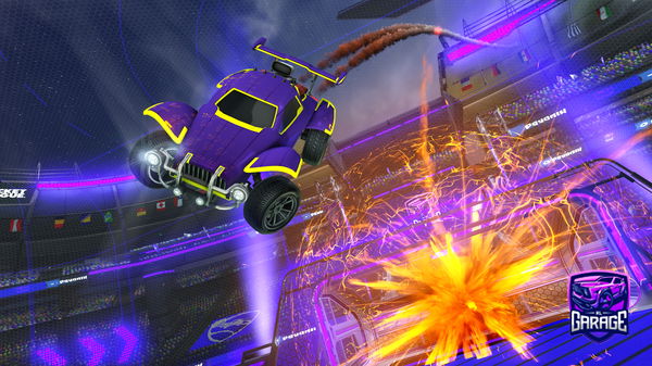 A Rocket League car design from t0ooby