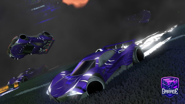 A Rocket League car design from Ruelampago