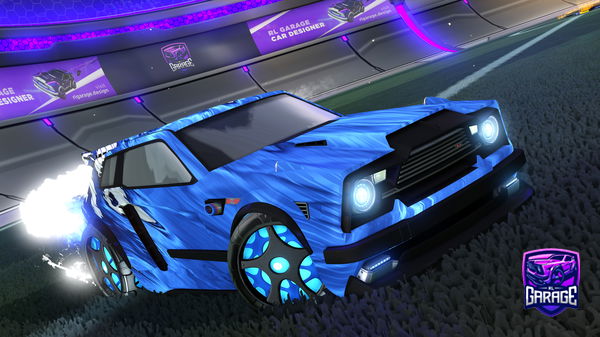 A Rocket League car design from Azta_rl