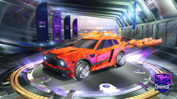 A Rocket League car design from Sersnake