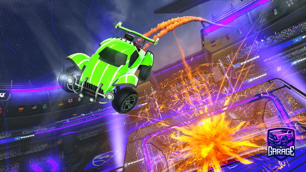 A Rocket League car design from Hendejack209