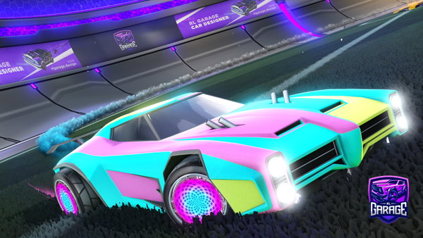 A Rocket League car design from bakonrl