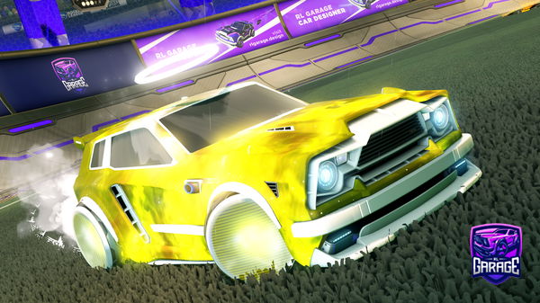 A Rocket League car design from BritishBird